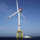 Una turbina eólica alemana en el Mar del Norte. Foto: AP Images